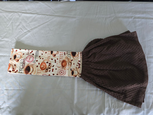 Kitchen Towel Scarf - Cream Coffee Bean