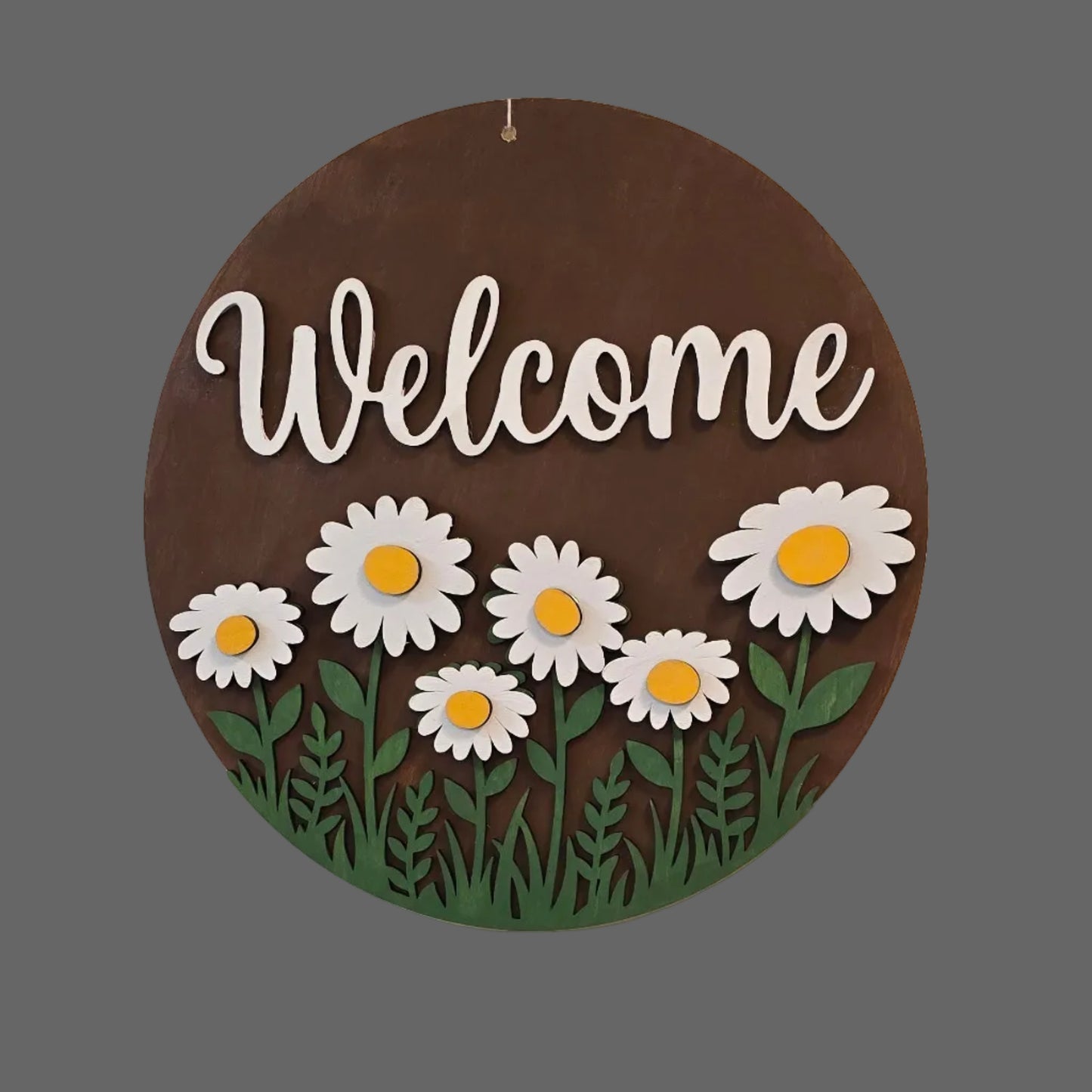 Welcome - Daisy Wall Sign