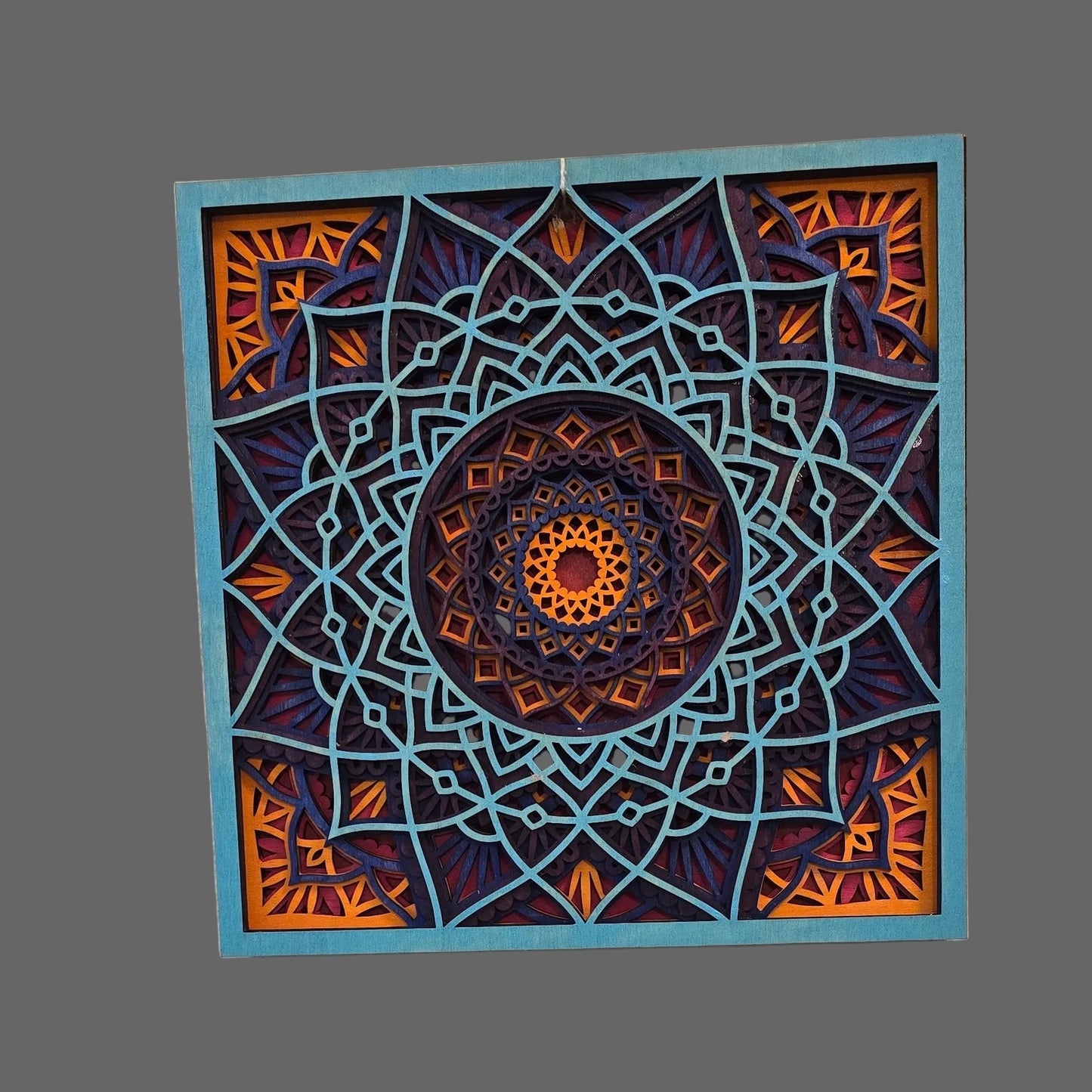 Mandala - Multi-color Wall Sign