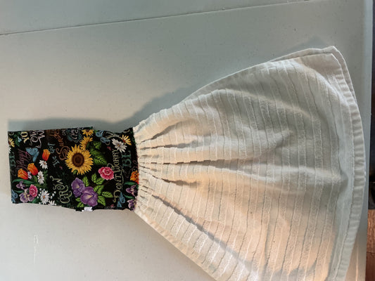 Kitchen towel scarf-grow flowers