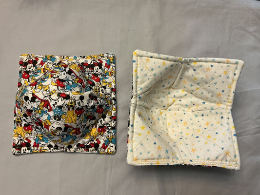 Cozy bowl-Mickey and friends/blue and yellow stars