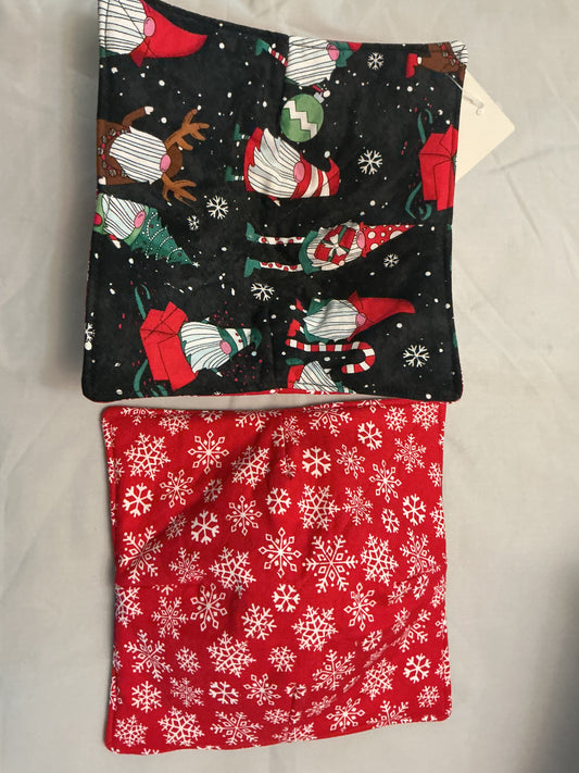 plate cozy christmas gnome black