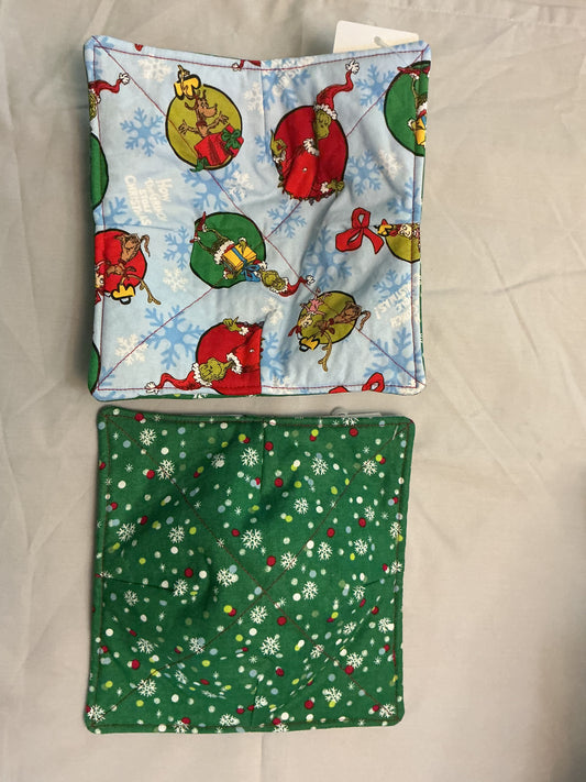Plate cozy-Grinch ornament
