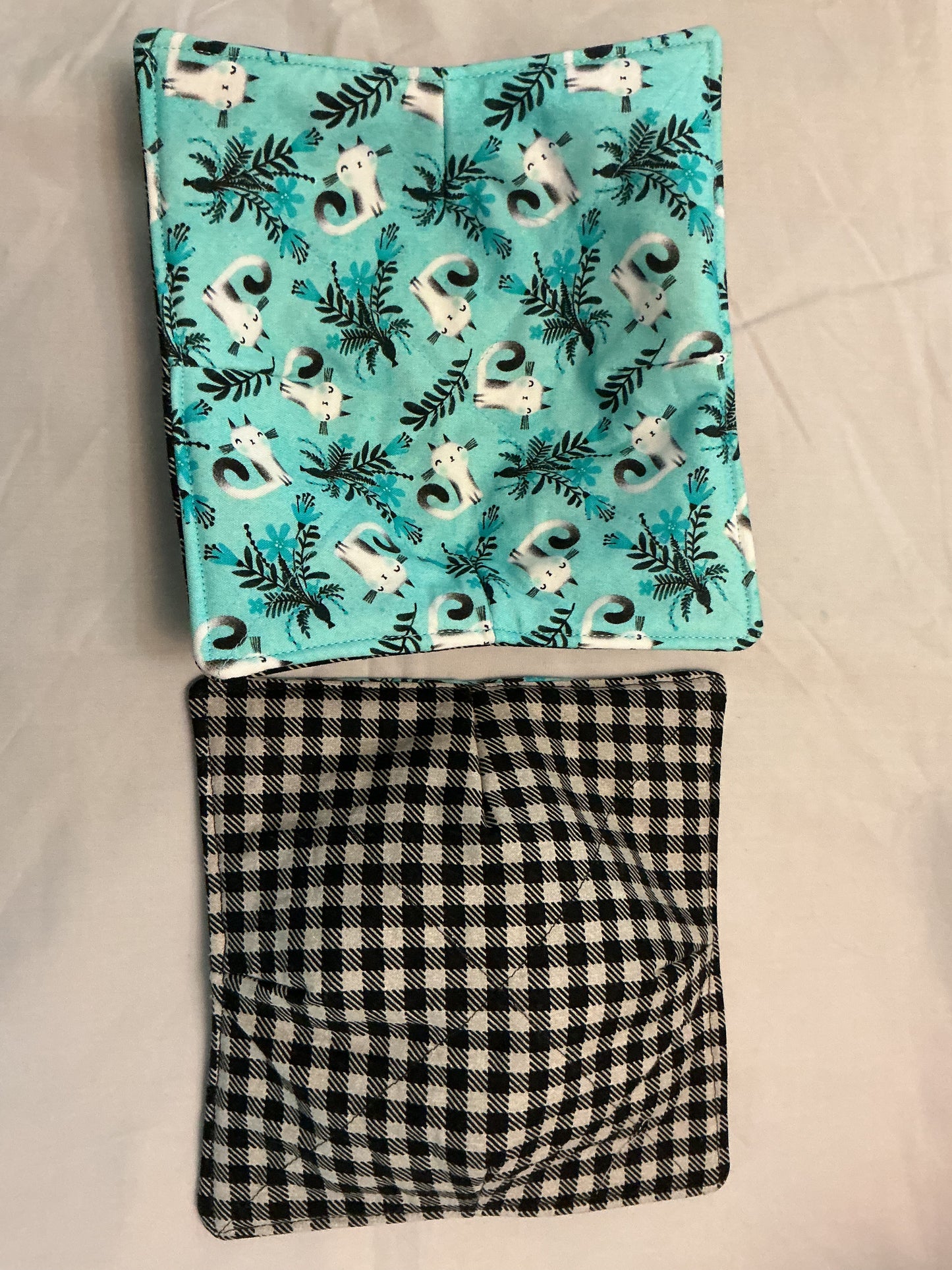 Plate cozy-cat  turquoise