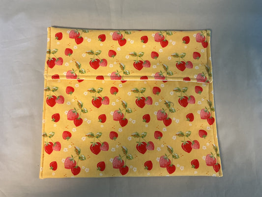Potato bag/tortilla warmer-strawberries