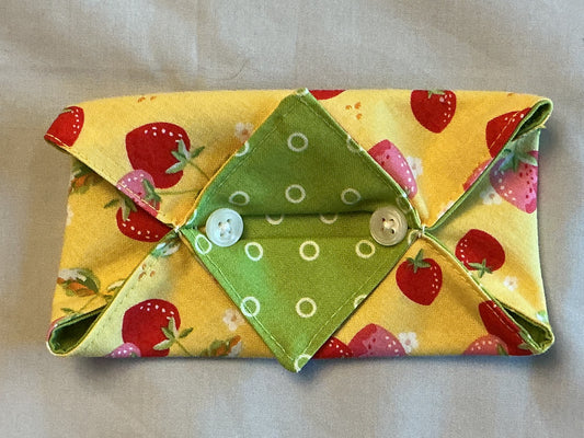 Kleenex holder-strawberries