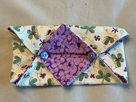 Kleenex holder-turquoise butterfly