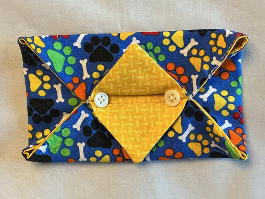 Kleenex Holder-Bones and paw prints