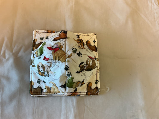 Cozy bowl-Puppies and shoes/brown