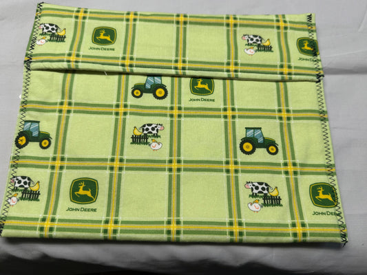 Potato bag/tortilla warmer-John Deere cow and chicken