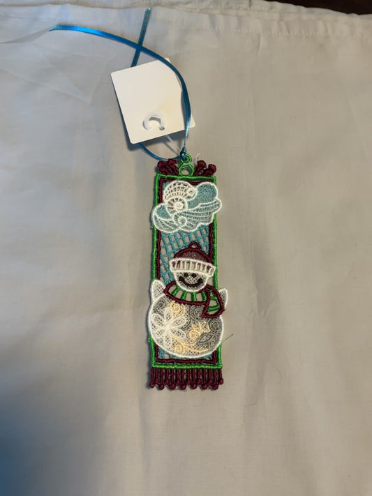 Bookmark-Snowman